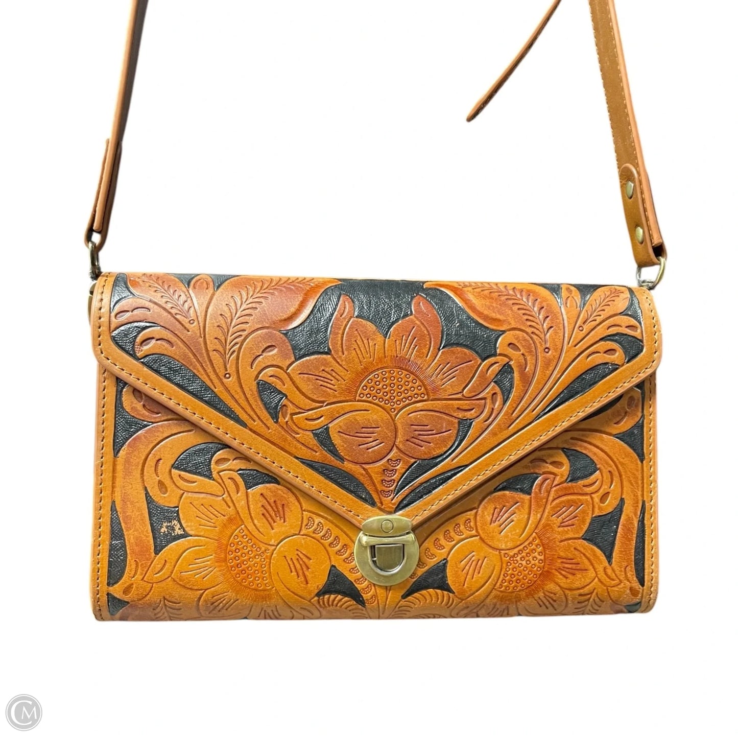 Handbag Leather By Cmb, Size: Small