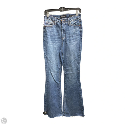 Jeans Flared By Judy Blue In Blue, Size: 8