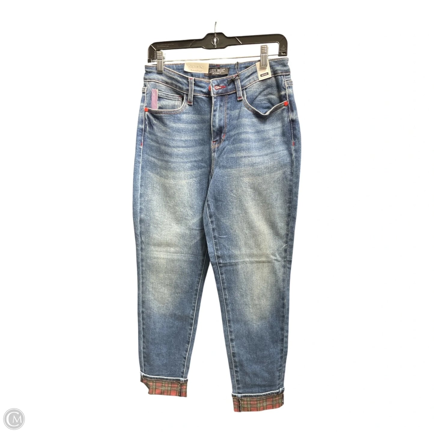 Jeans Boyfriend By Judy Blue In Blue, Size: 6