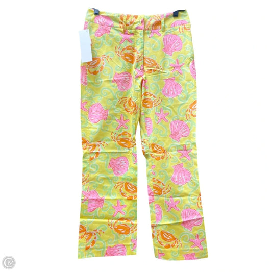 Pants Other By Lilly Pulitzer In Orange & Yellow, Size: 0