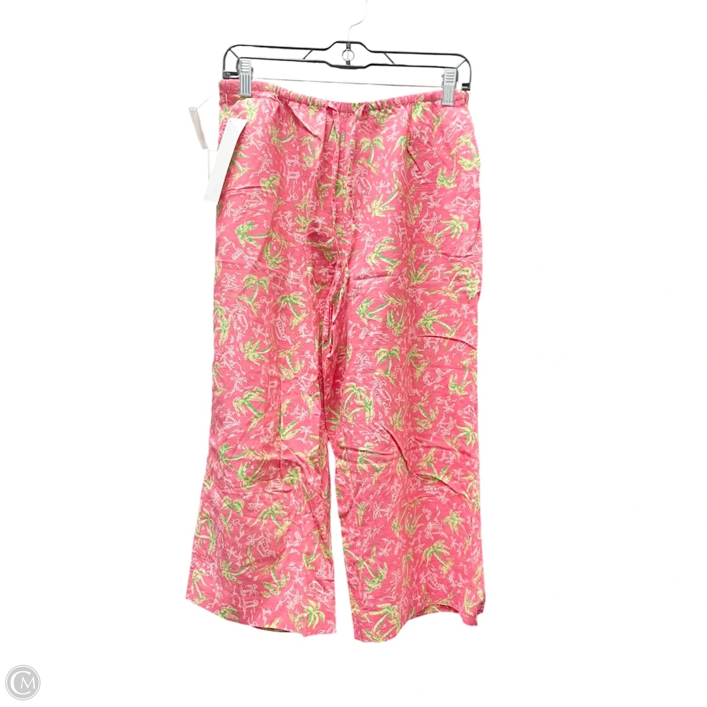 Pants Cropped By Lilly Pulitzer In Green & Orange, Size: M