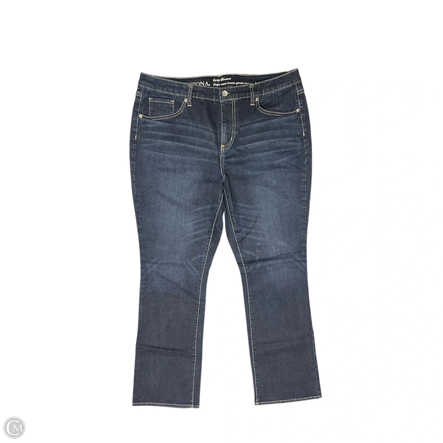 Jeans Boot Cut By Merona In Blue, Size: 14