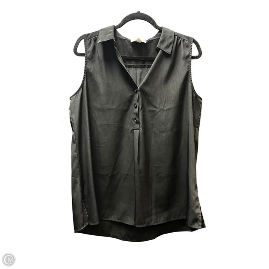 Top Sleeveless By Dana Buchman In Black, Size: L
