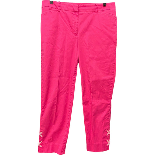Pants Cropped By Talbots In Pink, Size: 8