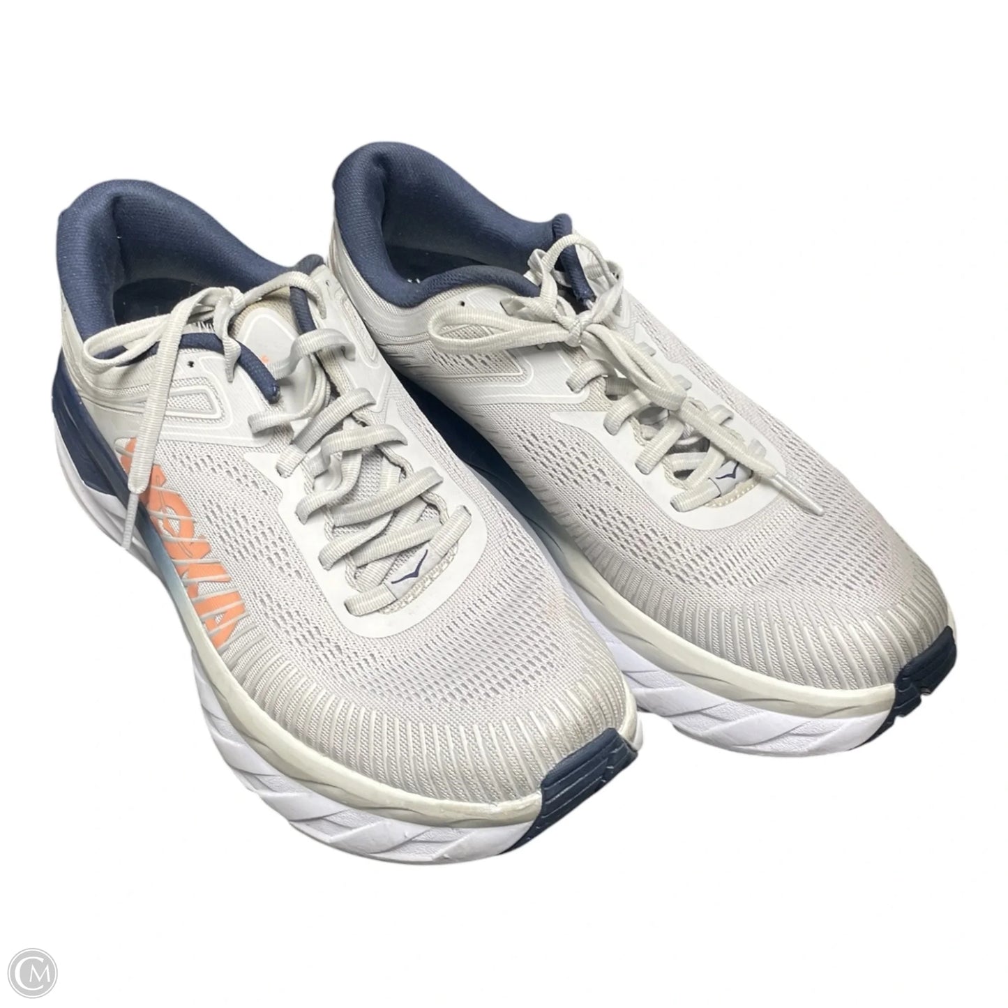 Shoes Athletic By Hoka In Blue & Grey, Size: 10.5