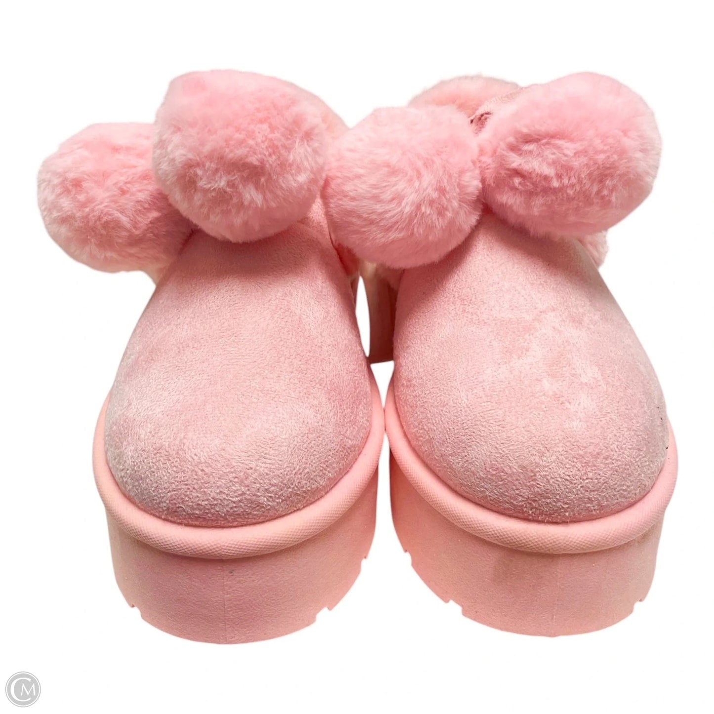 Slippers By Bamboo In Pink, Size: 9