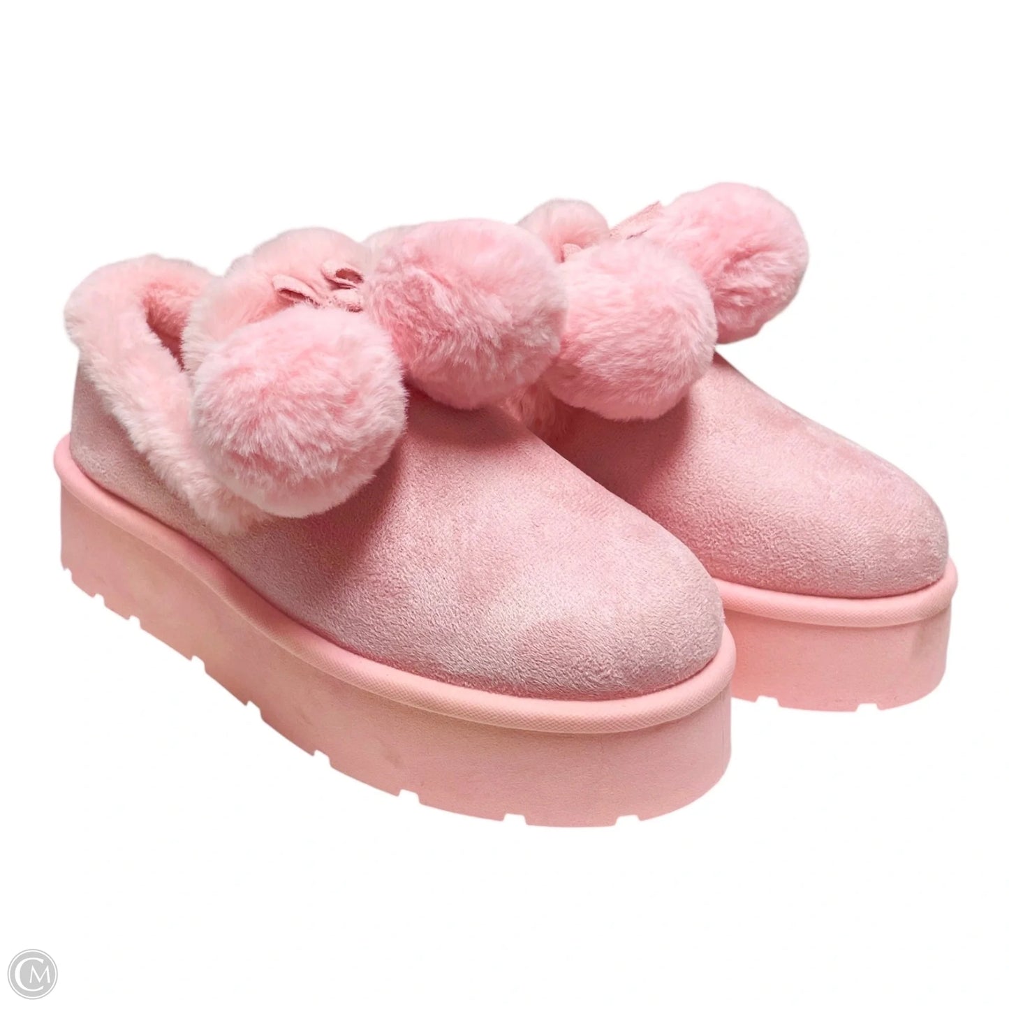 Slippers By Bamboo In Pink, Size: 9