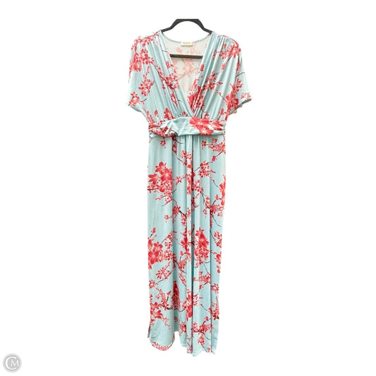 Dress Casual Maxi By KIYONNA In Floral Print, Size: L