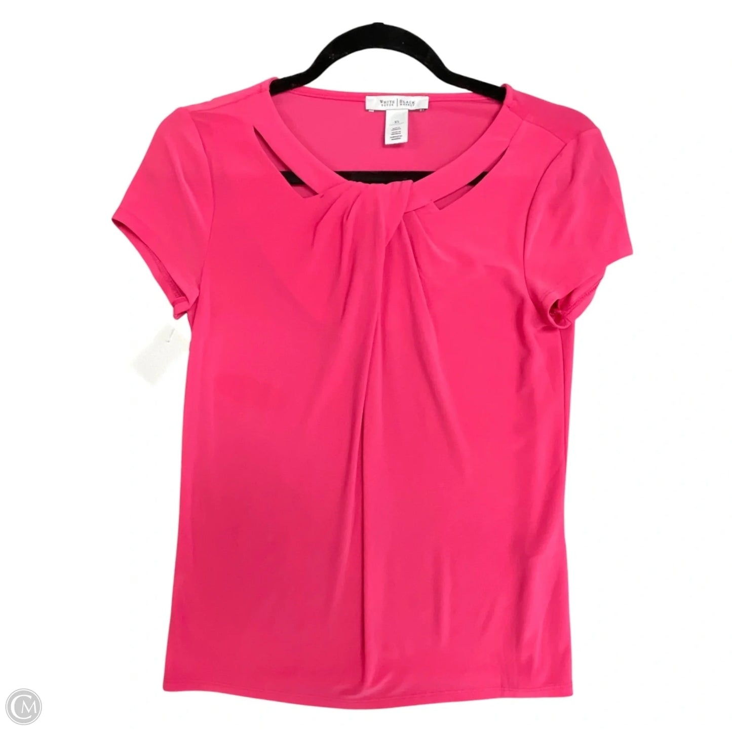 Top Short Sleeve By White House Black Market In Pink, Size: Xs