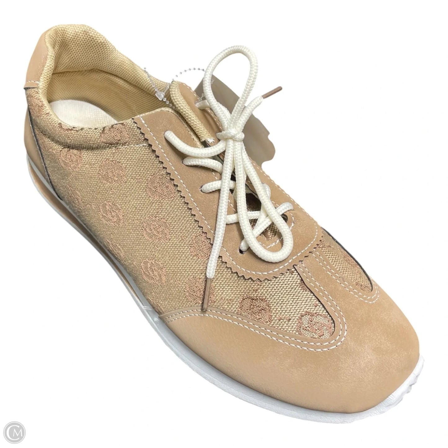 Shoes Sneakers By Clothes Mentor In Tan, Size: 10.5