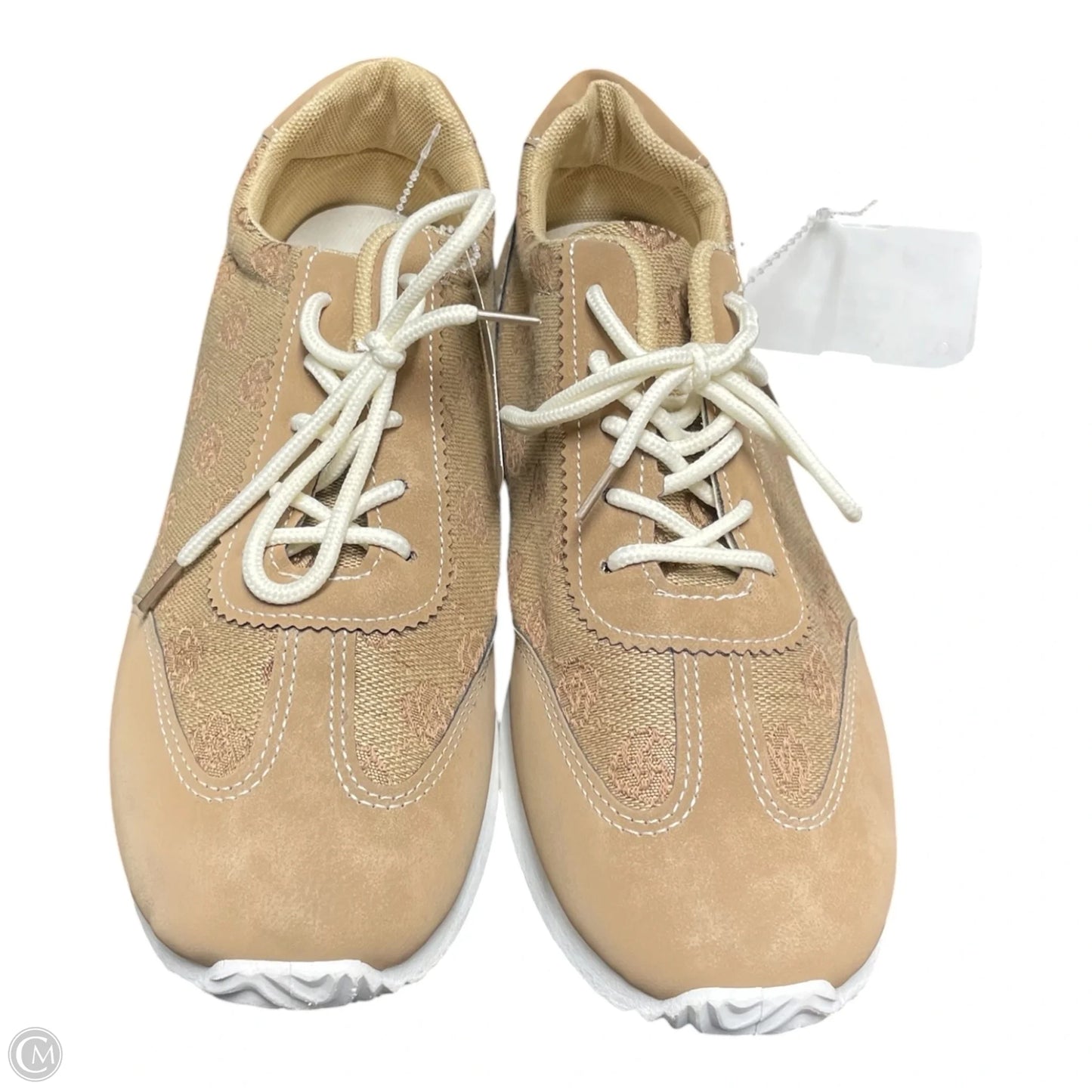 Shoes Sneakers By Clothes Mentor In Tan, Size: 10.5
