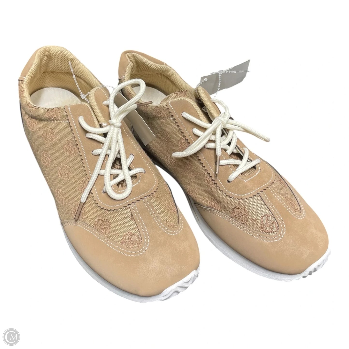 Shoes Sneakers By Clothes Mentor In Tan, Size: 10.5