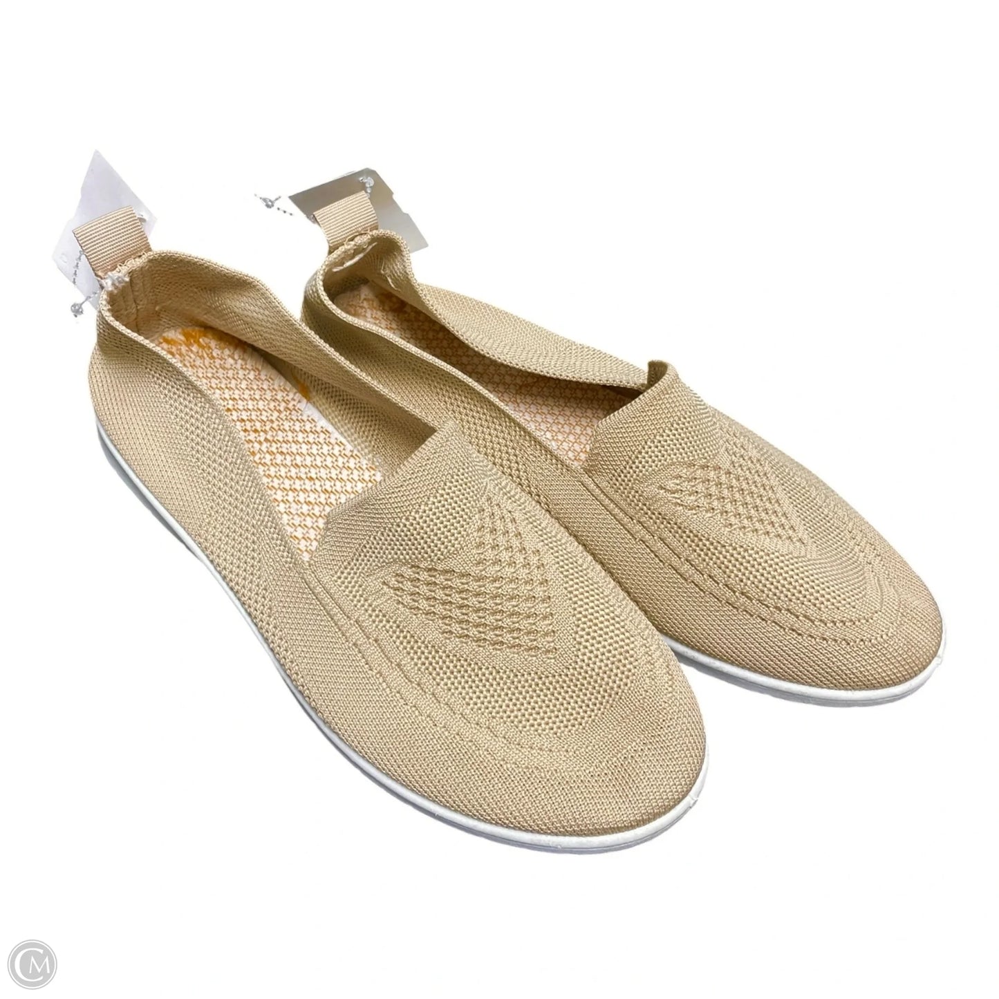 Shoes Flats By Clothes Mentor In Tan, Size: 11.5