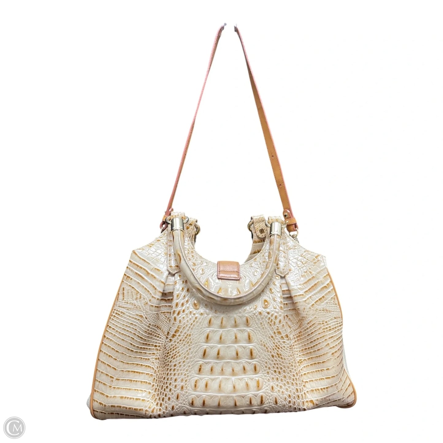 Handbag Designer By Brahmin, Size: Large