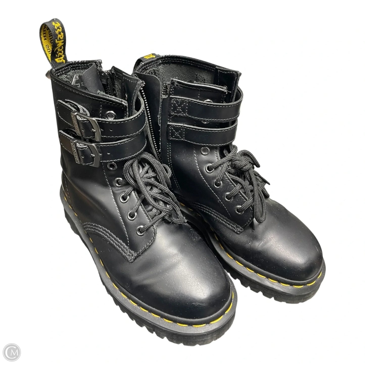 Boots Combat By Dr Martens In Black, Size: 6