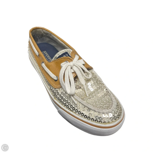 Shoes Flats By Sperry In Pink & Tan, Size: 8.5