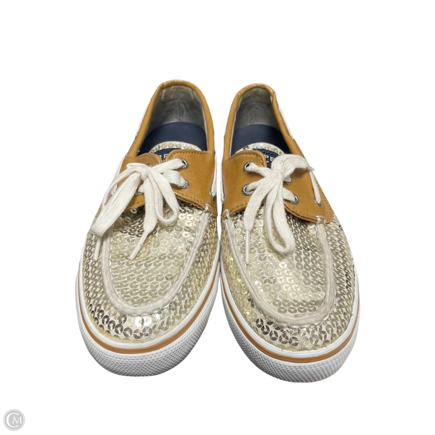 Shoes Flats By Sperry In Pink & Tan, Size: 8.5