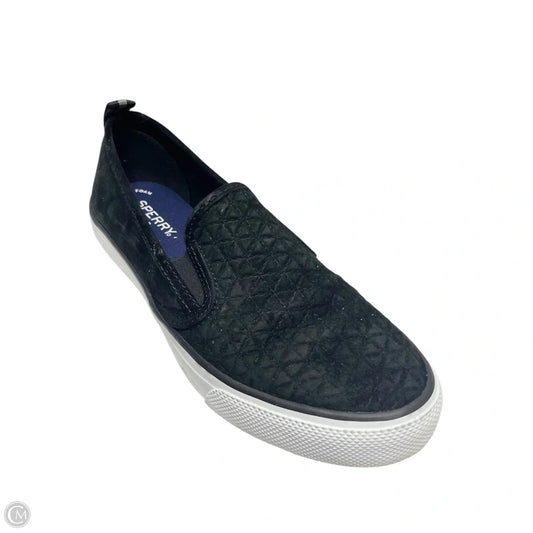 Shoes Flats By Sperry In Black & White, Size: 8.5