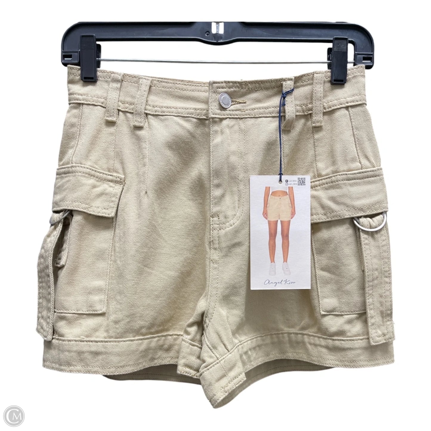 Shorts By angel kiss In Beige, Size: 2