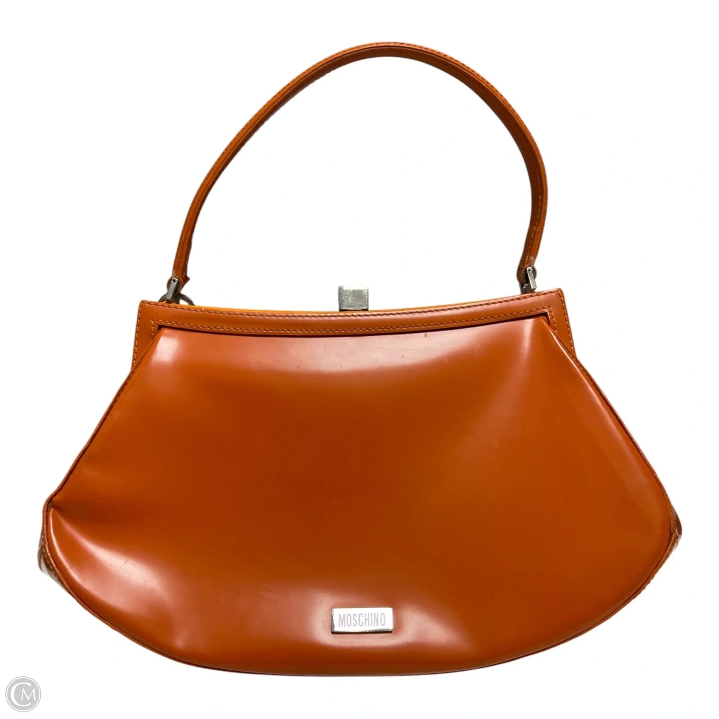 Handbag Luxury Designer By Moschino, Size: Small