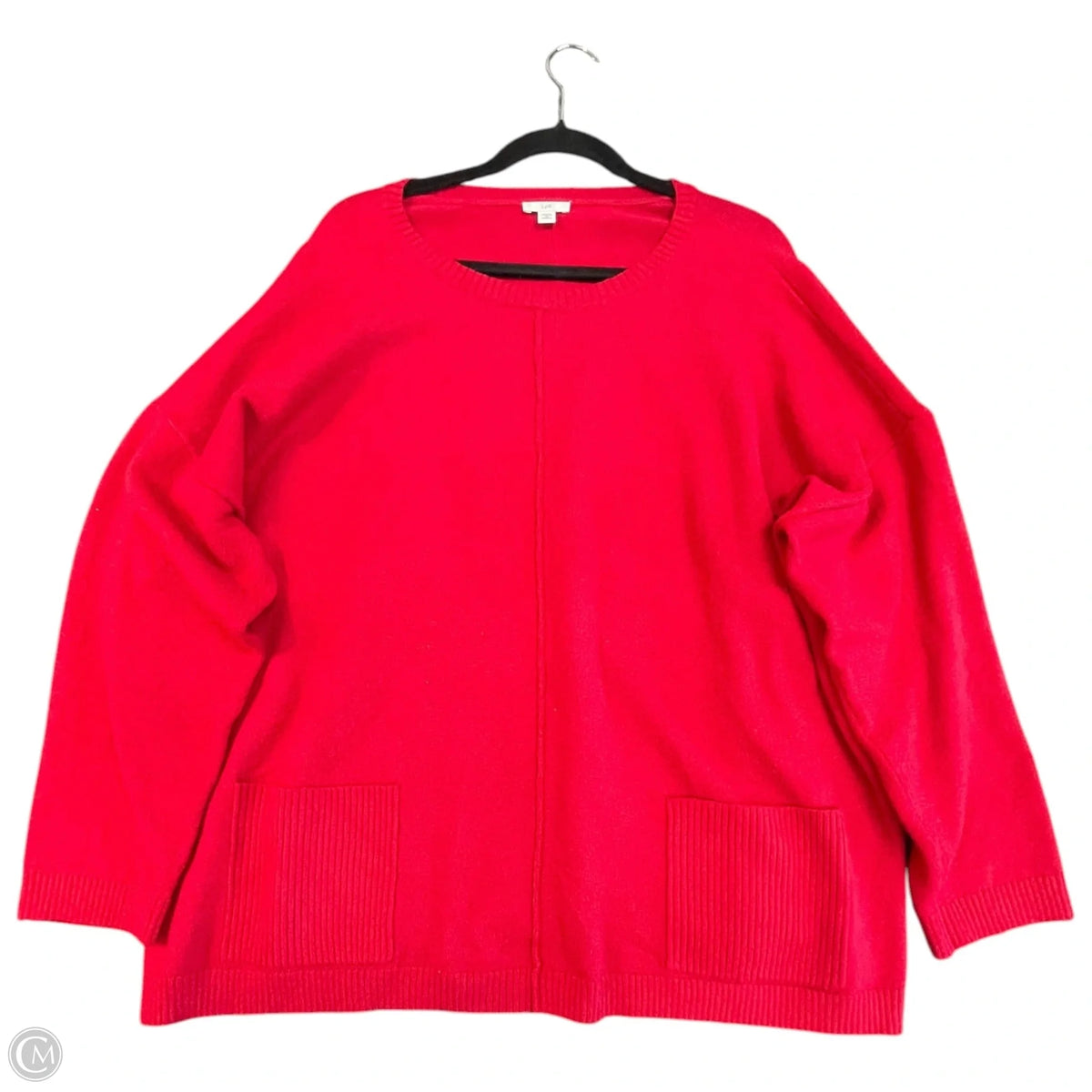 Sweater By J. Jill In Red, Size: 2x