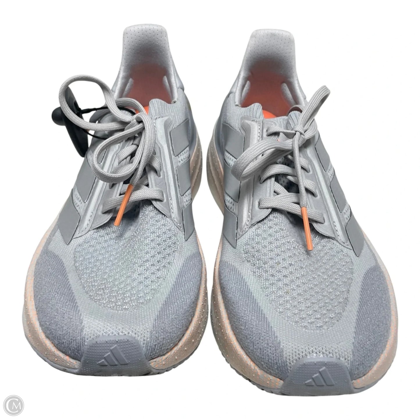 Shoes Athletic By Adidas In Grey & Orange, Size: 7.5
