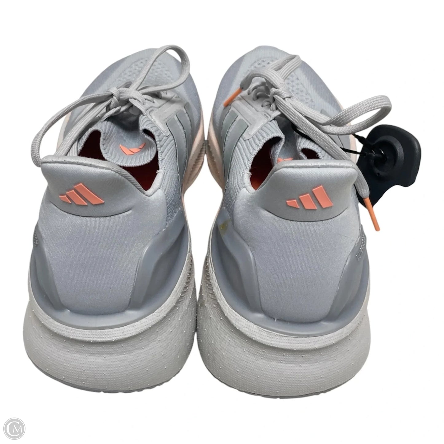 Shoes Athletic By Adidas In Grey & Orange, Size: 7.5