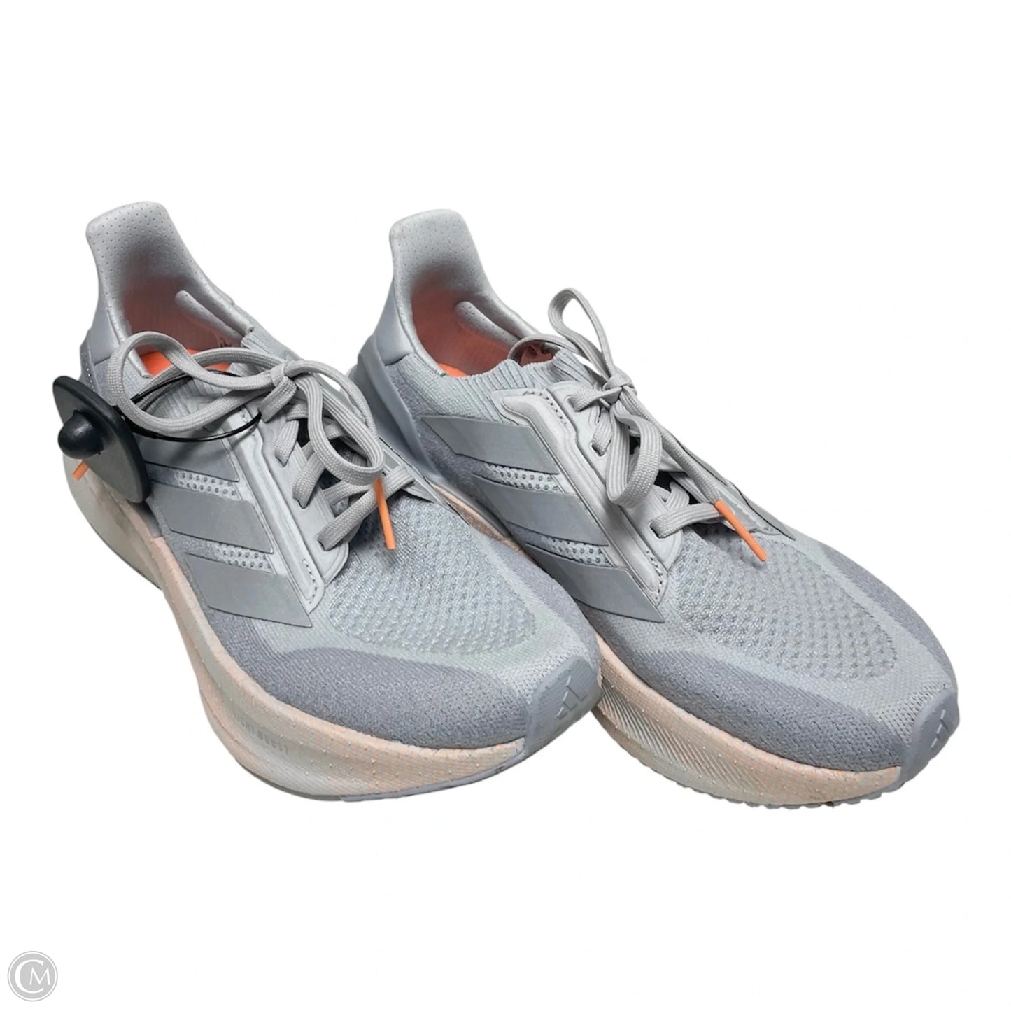 Shoes Athletic By Adidas In Grey & Orange, Size: 7.5