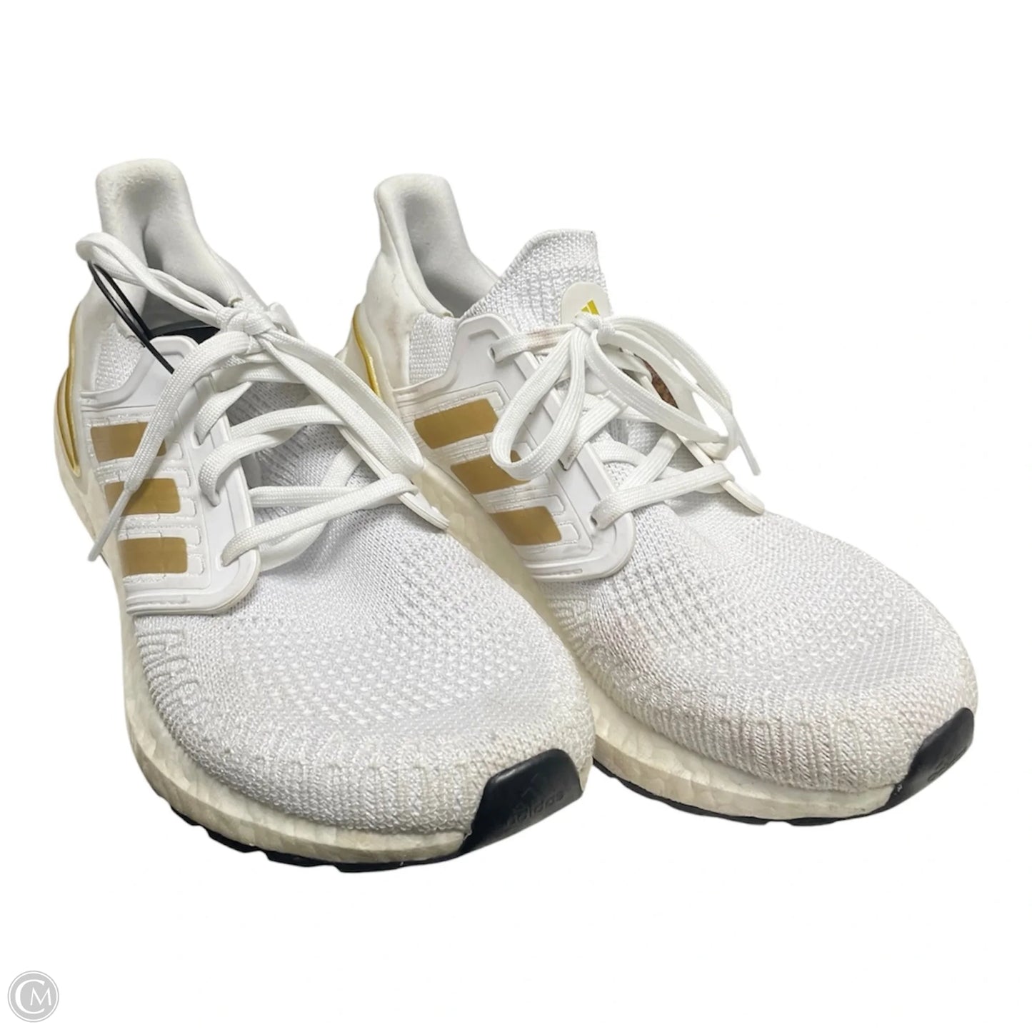 Shoes Athletic By Adidas In Gold & White, Size: 7.5