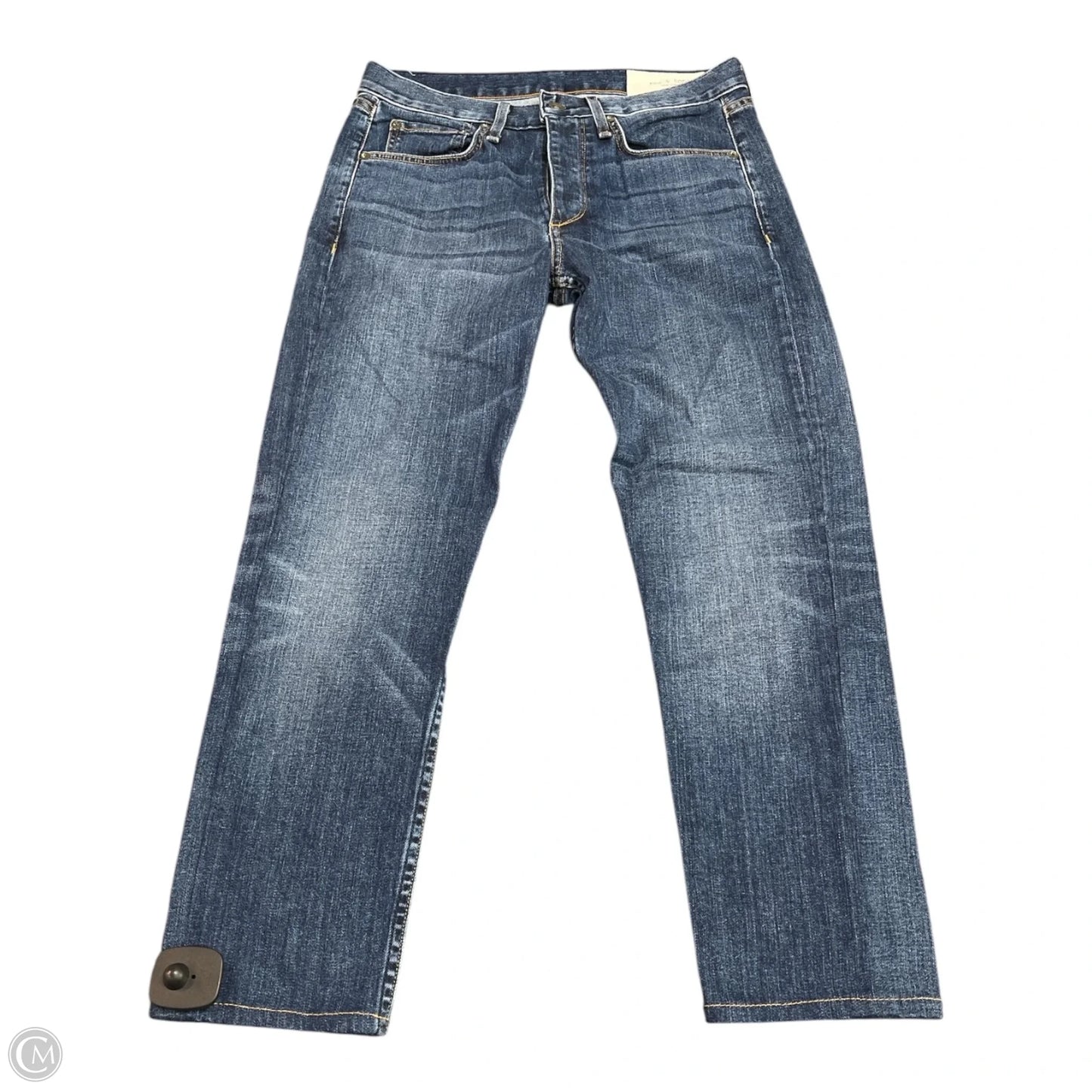 Jeans Straight By Rag And Bone In Blue, Size: 2