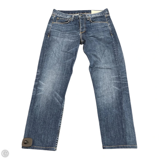 Jeans Straight By Rag And Bone In Blue, Size: 2