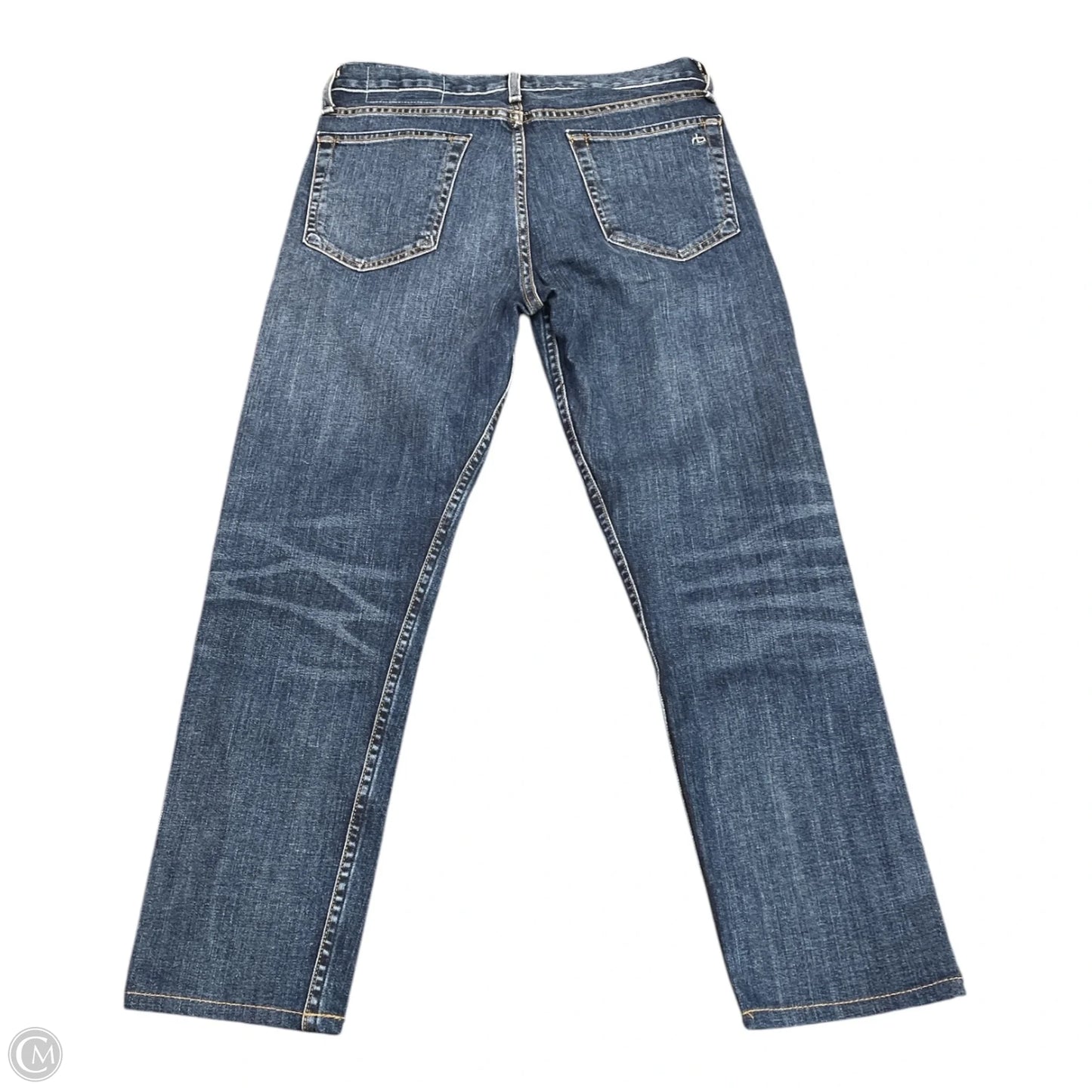 Jeans Straight By Rag And Bone In Blue, Size: 2