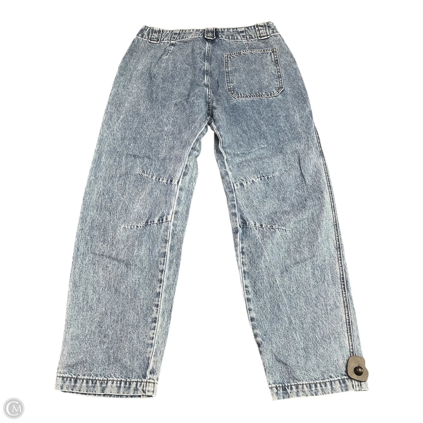 Jeans Wide Leg By Rag And Bone In Blue, Size: 6