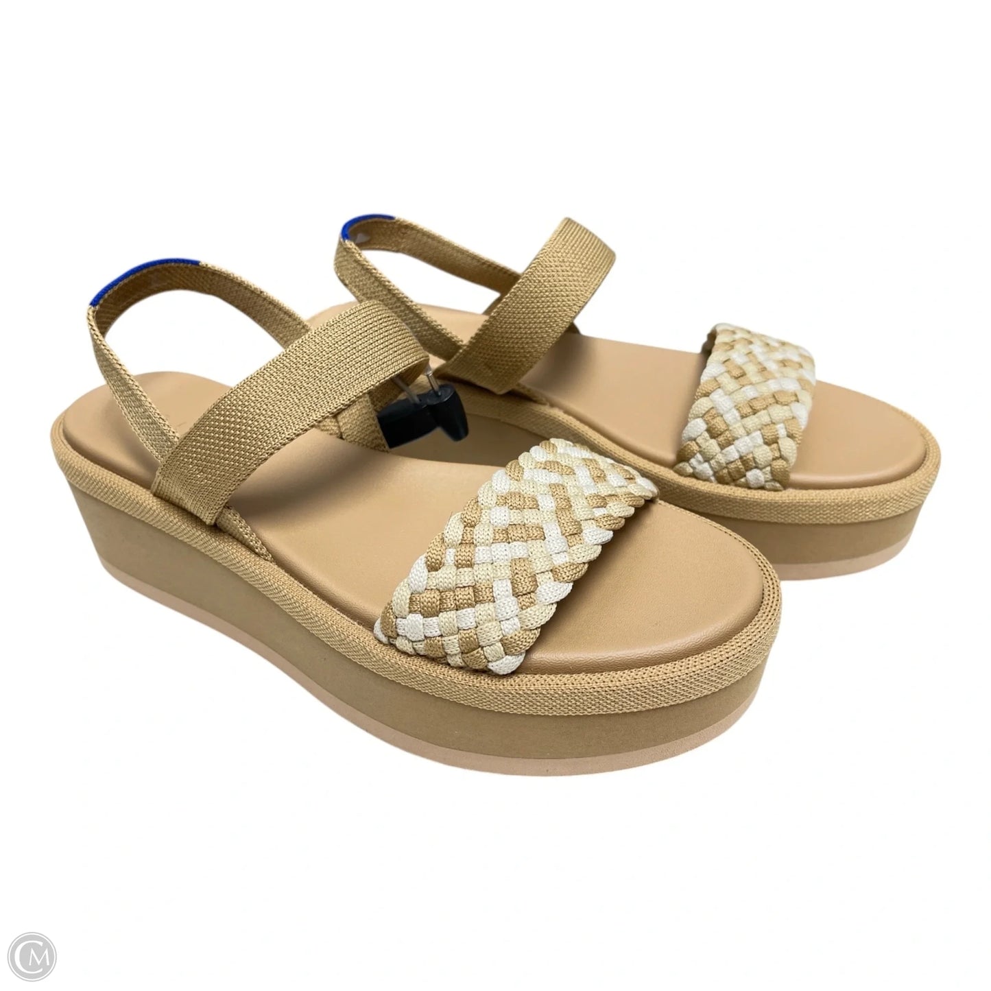 Sandals Heels Platform By Rothys In Tan, Size: 7.5