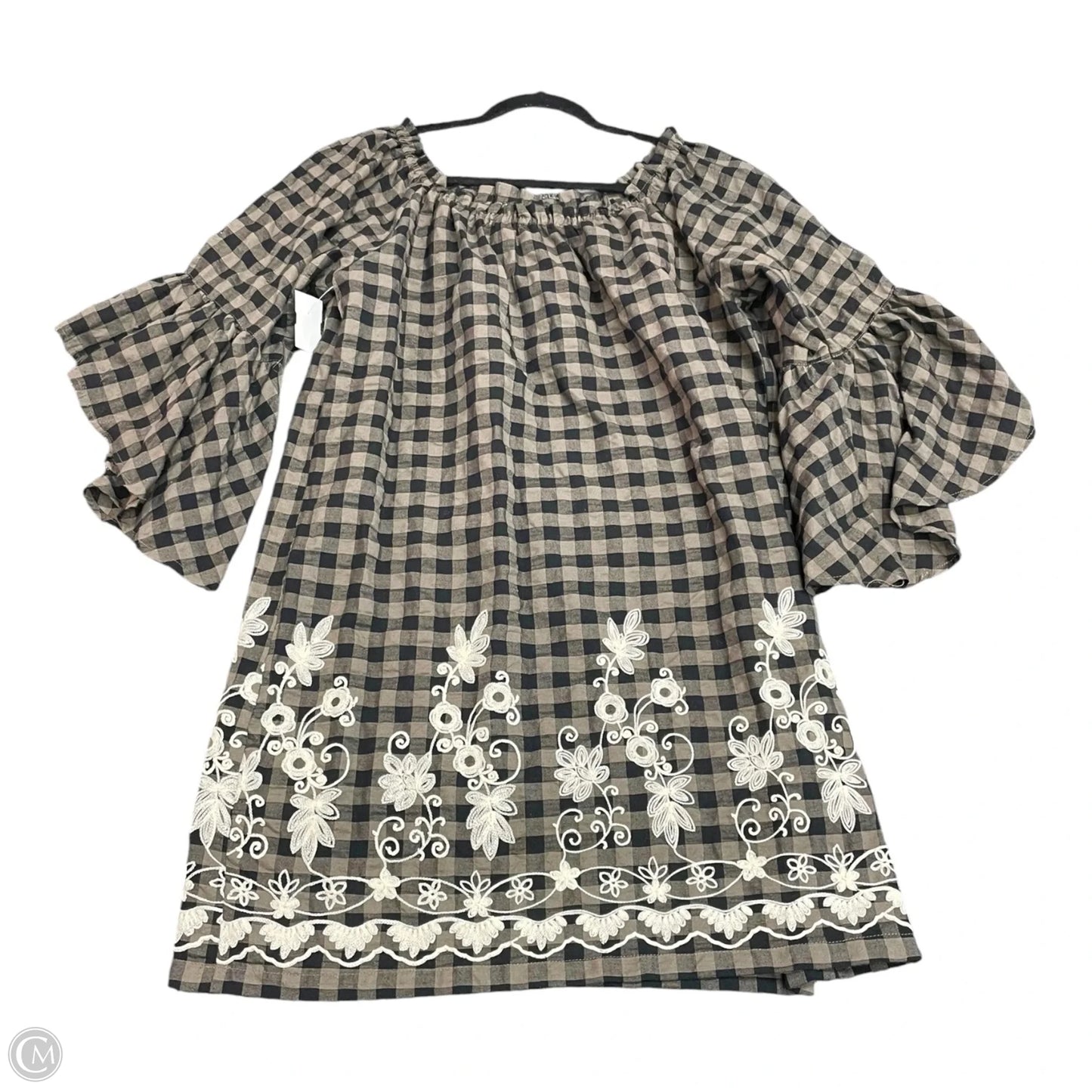Dress Casual Short By Uncle Frank In Plaid Pattern, Size: L