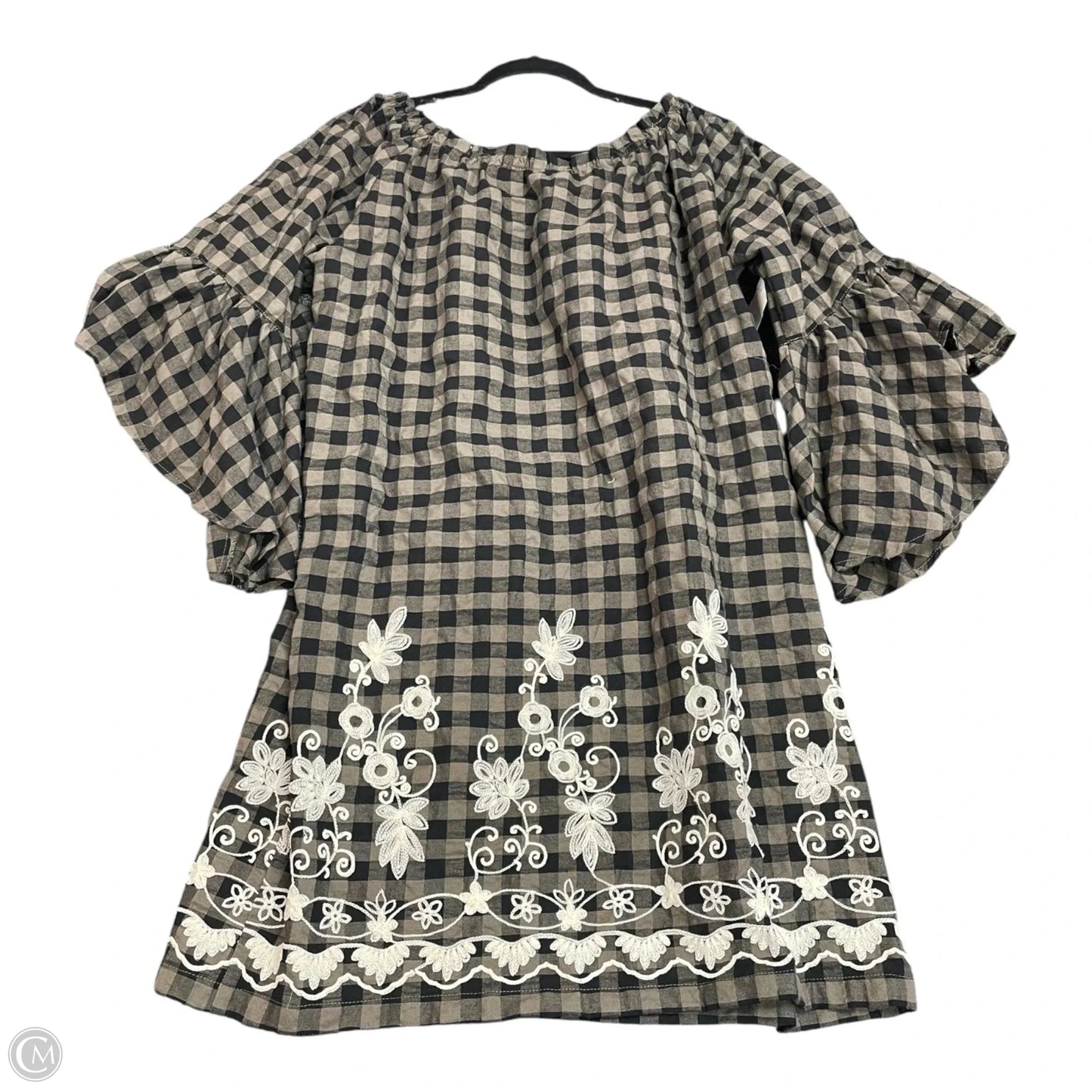 Dress Casual Short By Uncle Frank In Plaid Pattern, Size: L