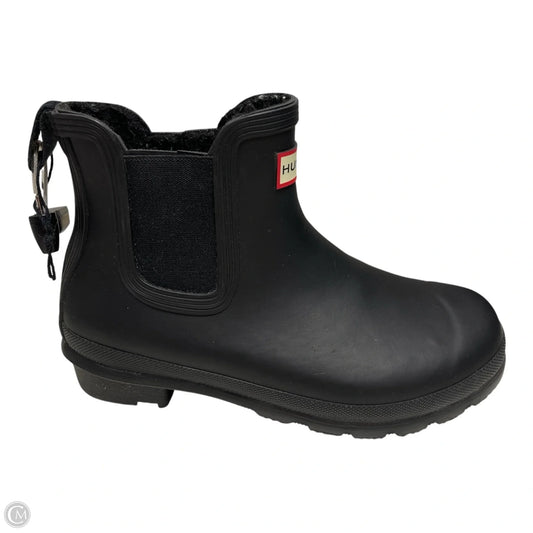 Boots Rain By Hunter In Black, Size: 7