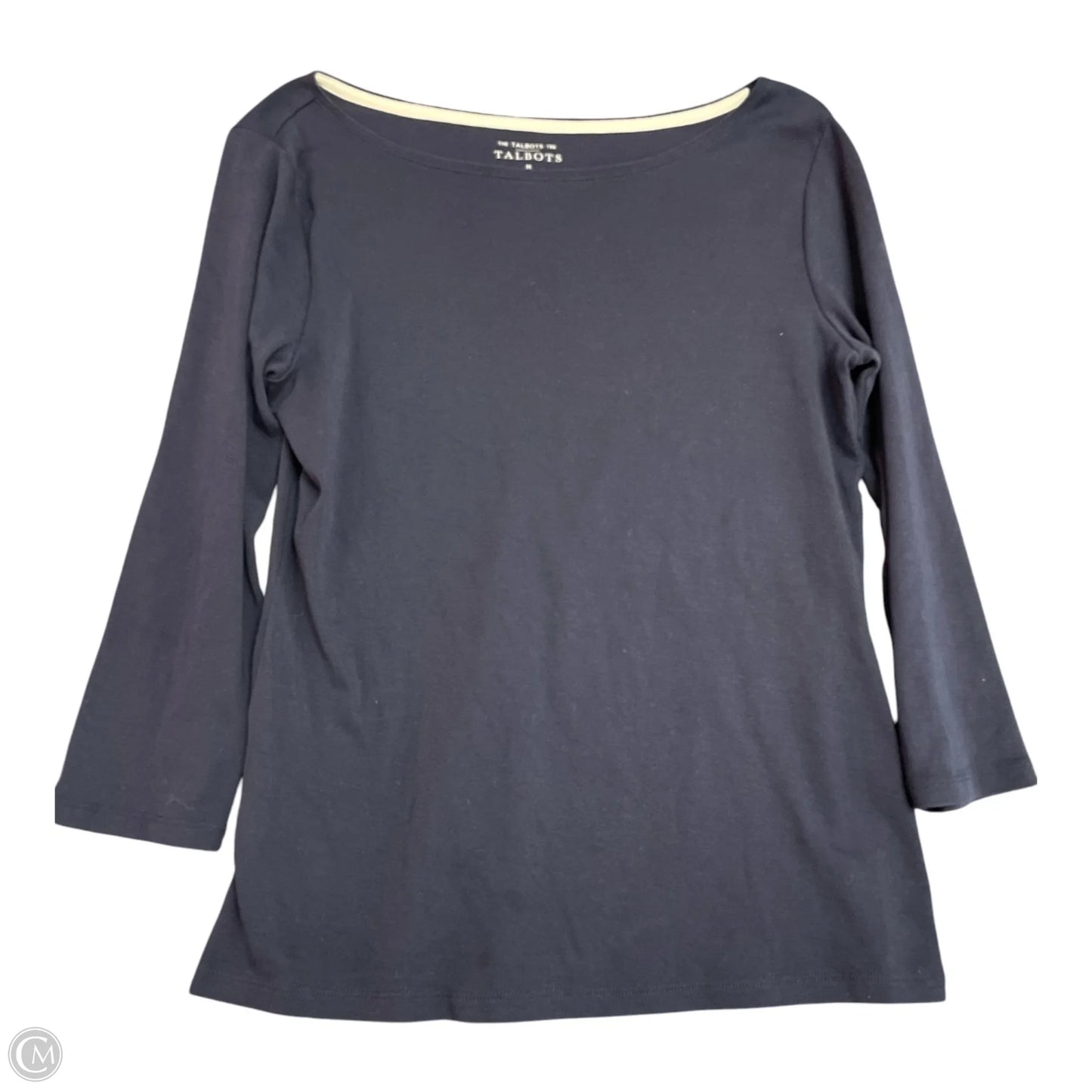 Top Long Sleeve By Talbots In Blue, Size: M