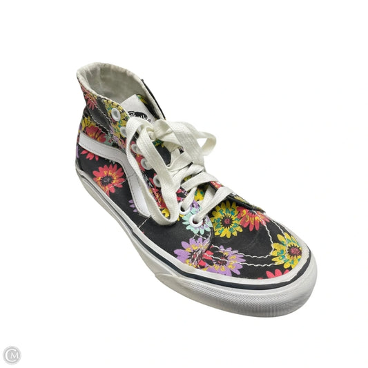 Shoes Sneakers By Vans In Floral Print, Size: 5.5