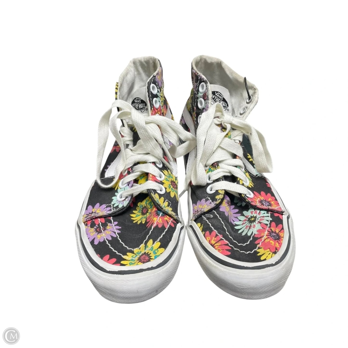 Shoes Sneakers By Vans In Floral Print, Size: 5.5