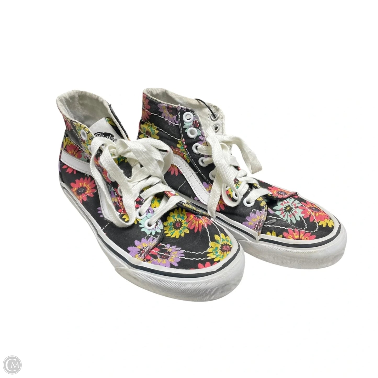Shoes Sneakers By Vans In Floral Print, Size: 5.5
