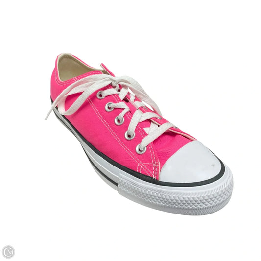 Shoes Sneakers By Converse In Pink & White, Size: 9