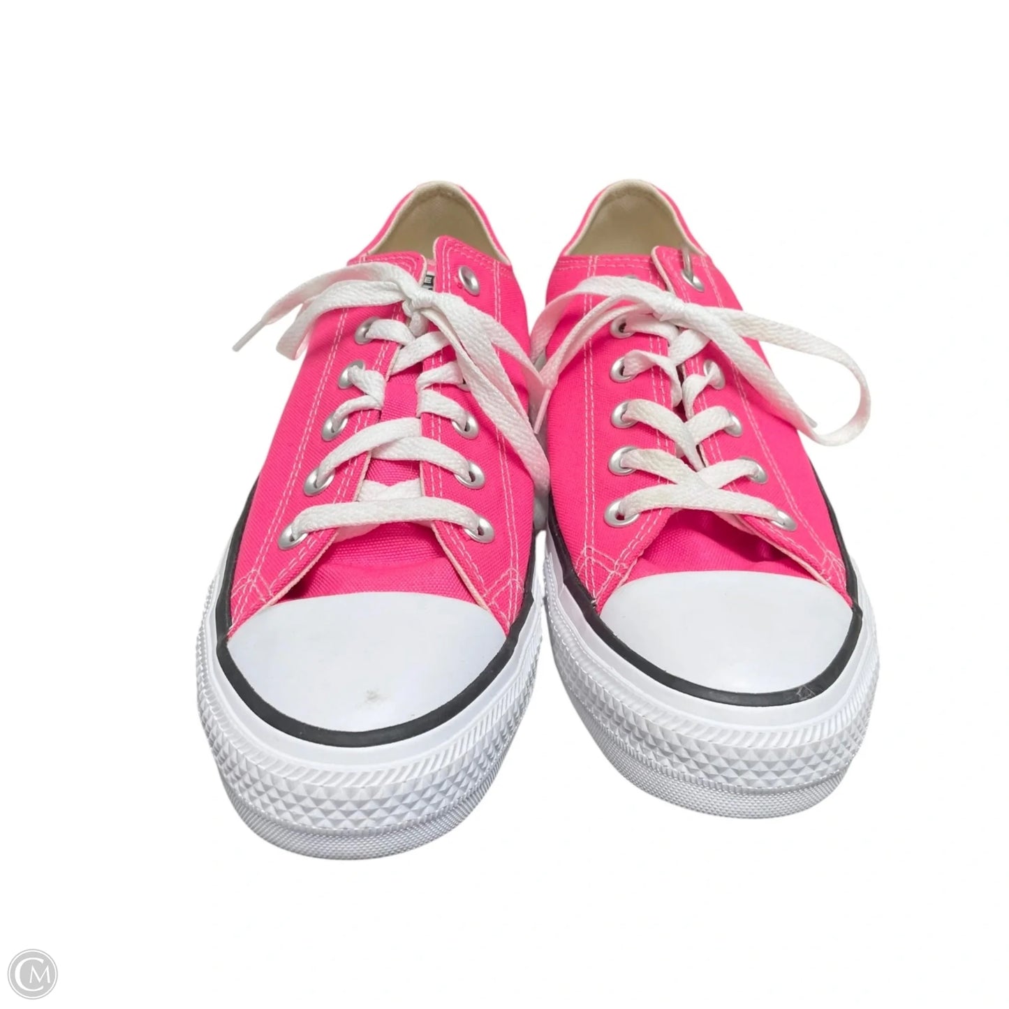 Shoes Sneakers By Converse In Pink & White, Size: 9