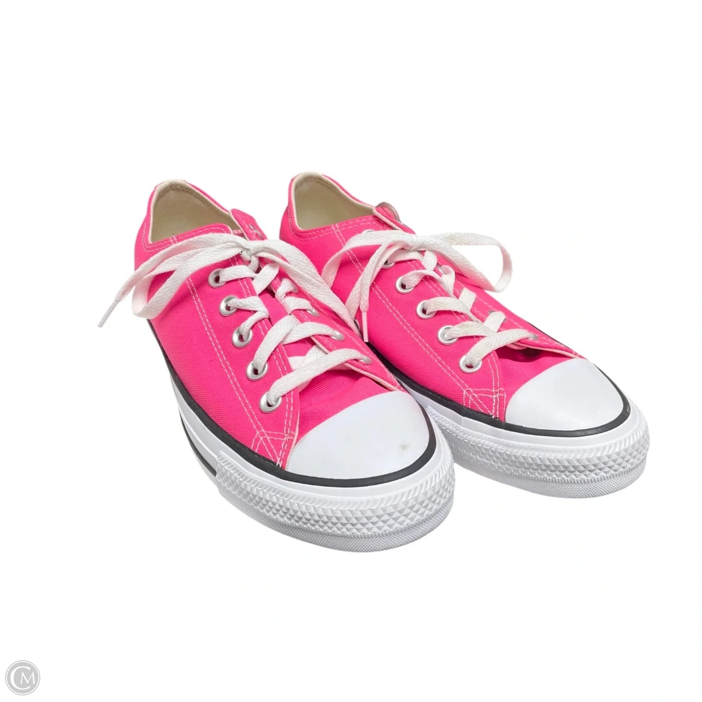 Shoes Sneakers By Converse In Pink & White, Size: 9