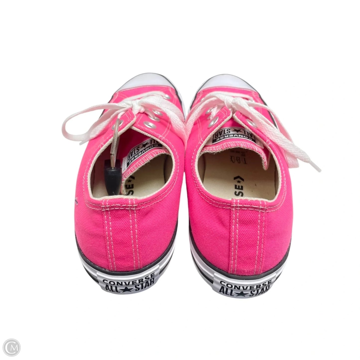 Shoes Sneakers By Converse In Pink & White, Size: 9
