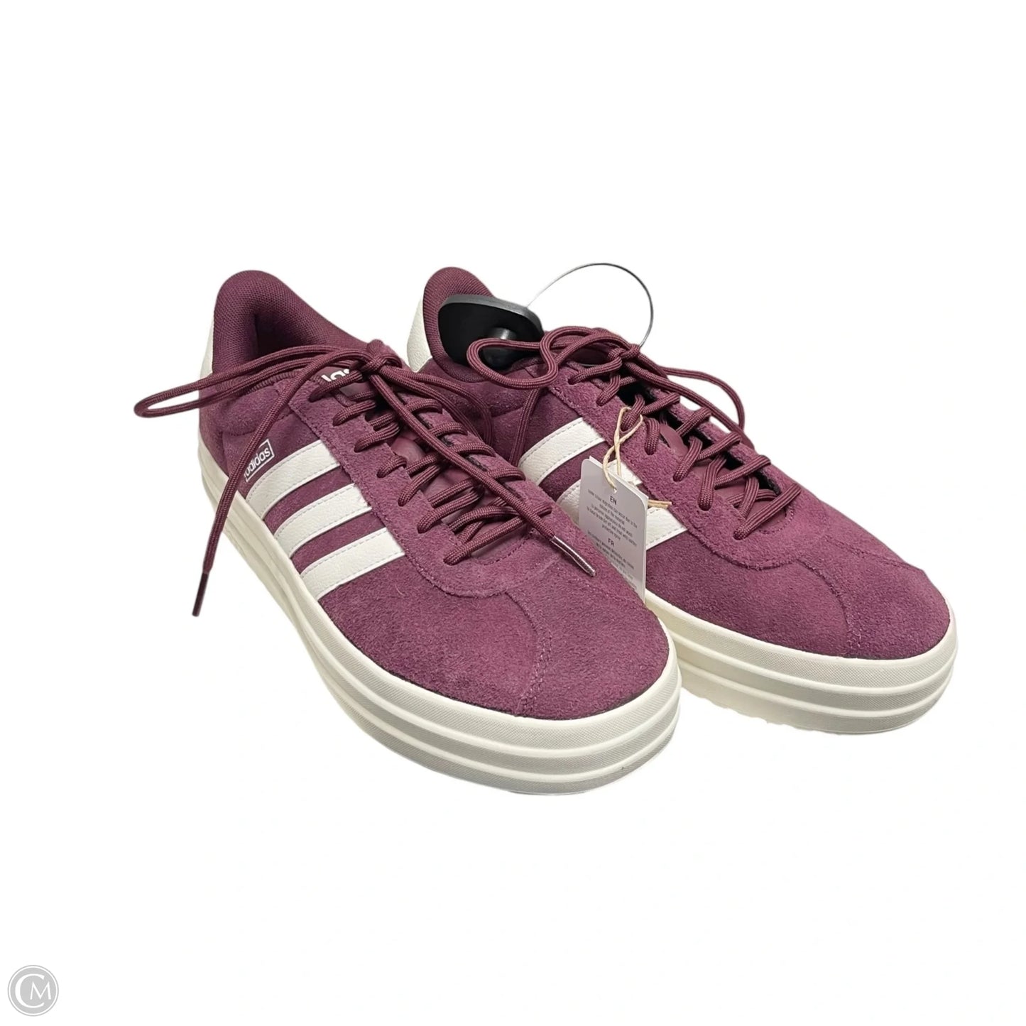 Shoes Sneakers By Adidas In Red & White, Size: 9