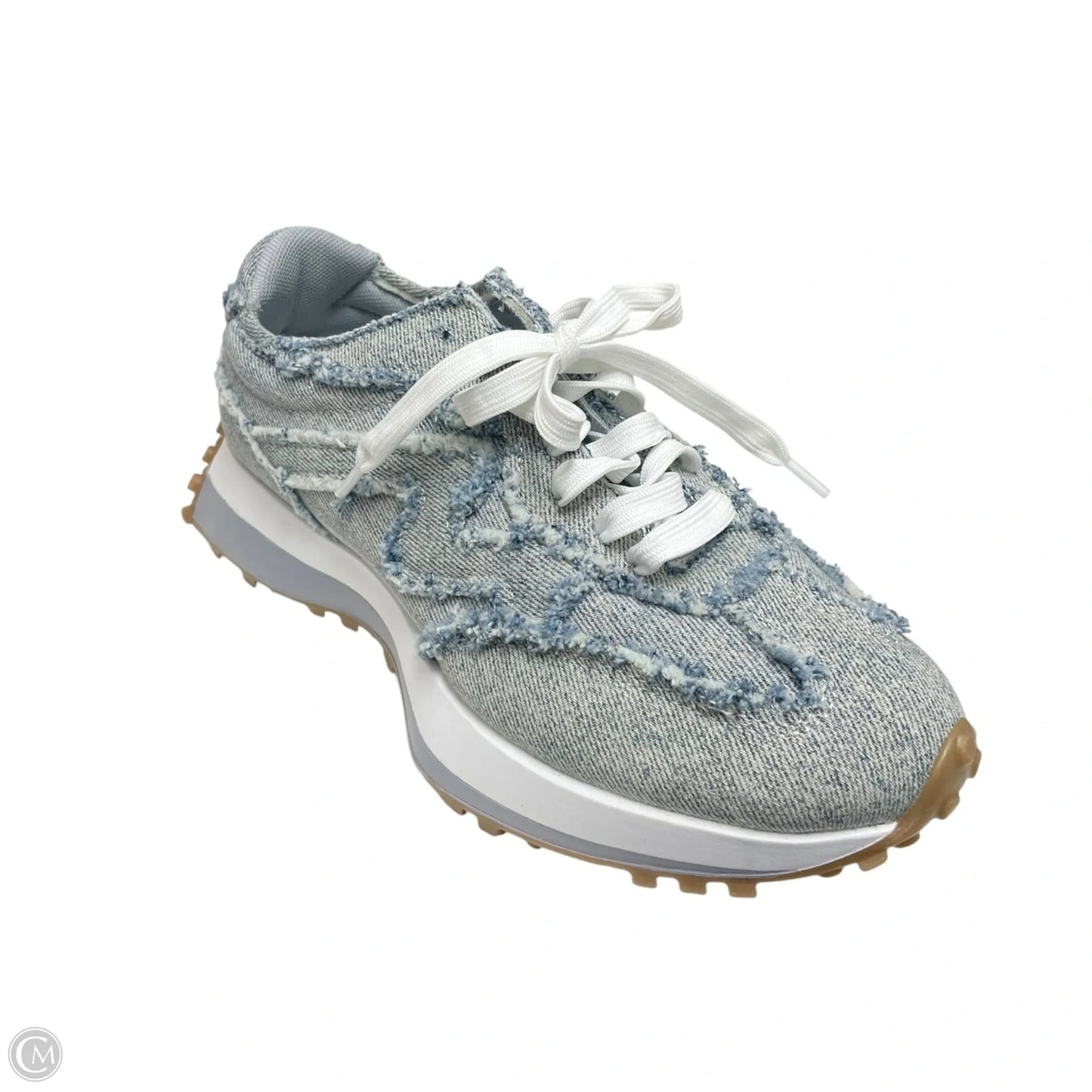 Shoes Sneakers Platform By Steve Madden In Blue & White, Size: 8