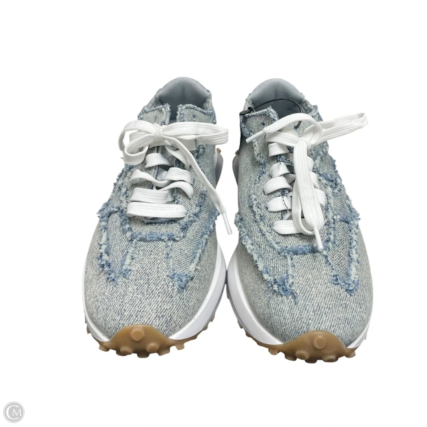 Shoes Sneakers Platform By Steve Madden In Blue & White, Size: 8