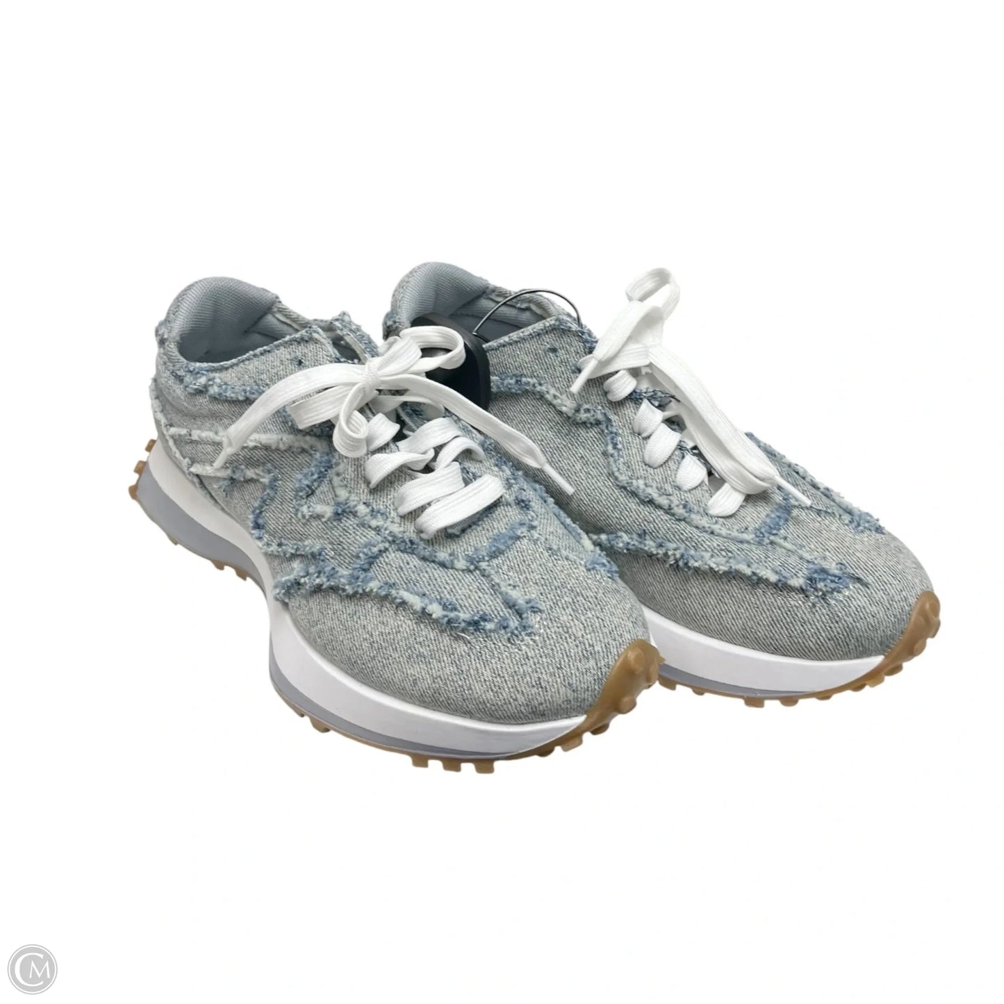 Shoes Sneakers Platform By Steve Madden In Blue & White, Size: 8