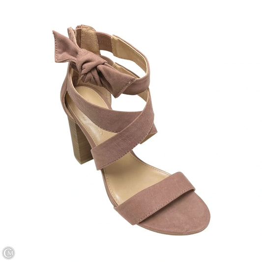 Shoes Heels Block By Lc Lauren Conrad In Mauve, Size: 5.5